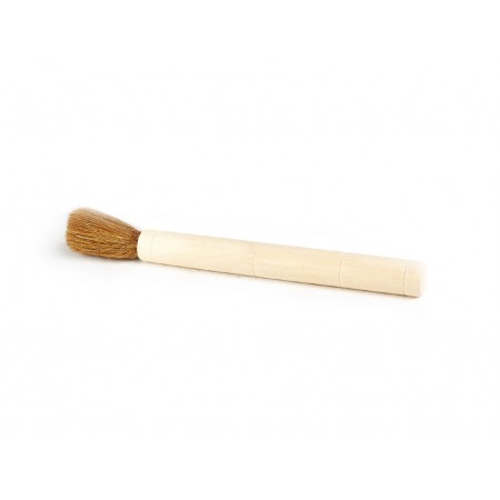Кисточка для чайника с деревянной ручкой (светлое дерево)
